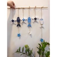 Dreamcatcher Size Nhỏ Vẽ Tay Hoàn Thiện Từ Gỗ Decor Nhà Cửa, treo tường trang trí