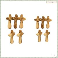 [Dreamedge] Cây thánh giá bằng gỗ Quyến rũ cầm tay Thánh giá Quà tặng cầu nguyện để ly hợp