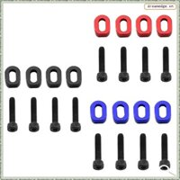 [Dreamedge] Gia cố đế động cơ cố định bằng hợp kim nhôm với bộ vít cho phụ kiện xe tải quái vật Traxxas 1 / 5 X-Maxx 6S