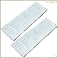 [Dreamedge] Thay thế đầu lau nhà bằng sợi nhỏ cho hệ thống Leifheit Profi Khăn lau sàn Khăn lau nhà hơi nước Phụ kiện thay thế 2 chiếc