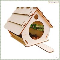 [Dreamedge] Tổ chim bằng gỗ Hộp tổ yến gia đình Thích hợp để trang trí sân vườn ngoài trời 1 mảnh