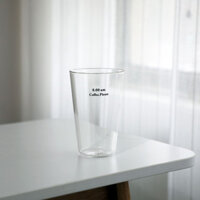 Dreamerhouse Đầu Tám Điểm Thư Cà Phê Thủy Tinh 400ml Dung Tích Lớn Cốc Nước Mỹ Latte Sữa Nước ép