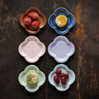 Dreamerhouse Gốm Sứ Trung Quốc Làm Mới Đĩa Bánh Ngọt Đĩa Trái Cây Khô Bánh Cưới Đĩa Trái Cây Món Tráng Miệng Đĩa Đĩa