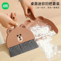 Dreamerhouse Mini Văn Phòng Xẻng Rác Hộ Gia Đình Bộ Quét Bụi Để Bàn Vệ Sinh Chổi Nhỏ