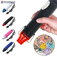 Dreamforest 220 / 110V Súng Không Khí Nóng DIY Dụng Cụ Điện Nhiệt Mini 300W Hàn Nhiệt Độ Thủ Công Máy Thổi Có Ghế Hỗ Trợ Co B5G1