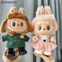 Dreamforest Cho 38 Cm Labububu Quần Áo Búp Bê Sang Trọng Trang Phục Búp Bê MOKO Áo Khoác Tai Thỏ Dây Đeo Váy Bộ Phụ Kiện Dễ Thương Trang Trí F5J8