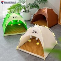 Dreamforest Làm Mát Thú Cưng Lều Mèo Hang Du Lịch Ngoài Trời Mèo Ngủ Nhà Thoải Mái Chó Con Giường Mèo Chó Giống Đồ Dùng Thú Cưng Có Thể Gập Lại R7X6