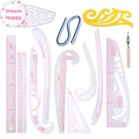Dreamhappy Đường Cong May Bộ Thước May Thước Cắt Quần Áo Mẫu Mét Yardstick VN