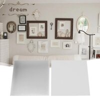 【DREAMLIFE】Mirror Wall Sticker With Adhesive Backing 15cm*15cm*1mm 9/16pcs Bedroom