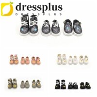 Dressplus 1 Cặp Giày Bốt Búp Bê Obitsu 11, Giày Da Búp Bê Bjd Cao Cấp Mini 1 / 8, Dễ Thương Obitsu 22 / 24 Da PU Họa Tiết Ngôi Sao 1 / 8 Bjd Doll Boots Obitsu11