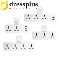 Dressplus AC Outlet Power Strip, Ổ cắm mở rộng đa năng EU UK US Plug, Bộ sạc điện thoại đa cổng Type C có công tắc có đèn ngủ Ổ cắm điện văn phòng tại nhà