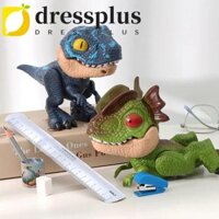 Dressplus Mô Hình Động Vật Bộ Văn Phòng Phẩm, Tẩy Bút Chì Mài Khủng Long Bộ Văn Phòng Phẩm, Quà Tặng Sáng Tạo Đồ Chơi Giáo Dục Raptor Bấm Kim Đồ Chơi T-Rex Bộ Văn Phòng Phẩm Thư Viện