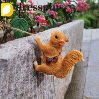 Dressplus Sóc Điêu Khắc, Nhựa Thủ Công Đồ Trang Trí Dây Leo Sóc Tượng, Mô Phỏng Sóc Phong Cảnh Sân Vườn Sáng Tạo Tượng Khỉ Trang Trí Nhà Cửa