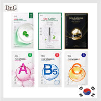 [dr.g] Mask pack red blemish deep red blemish cool soothing mask royal black snail cream mask pure vitamin a firming mask pure vitamin b moisture mask mặt nạ làm sáng da vitamin c