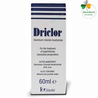 Driclor 60ml Của Anh - Lăn Khử Mùi Mồ Hôi Tay Chân Nách
