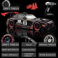 Drift Car 1: 16 40km / h 2.4G 4WD Tốc Độ Cao 3 Loại Lốp 2 Bộ Đuôi Phiên Bản Cổ Điển Đua Xe Chuyên Nghiệp Rc Dành Cho Người Lớn