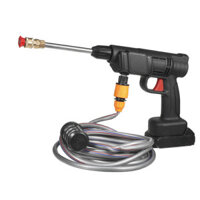 Drillpro 24V 5000mAh Cordless High Pressure Washer Portable Car Cleaner Water Guns Car Washing Maching W/ None/1/2 Batte