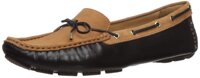 Driver Club USA Women's Leather Nantucket Tie-Bow Loafer Driving Style