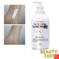 DR.MOON kem chống nắng kem chống nắng vật lý kem chống nắng hóa học Premium Aloevera Sunscreen 500ml SPF50+ PA+++