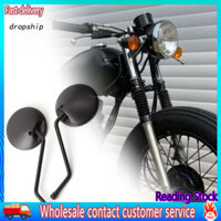 Dro _ 1 Cặp Gương Chiếu Hậu Sửa Đổi Xe Máy Tròn Gương lồi cho Honda XR80 XR230 TLR200 XR200 XR125 CT110 CG125 XL250 XL400