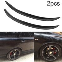 Dro- 2 Chiếc 72cm Sợi Carbon Xe Bánh Xe Lông Mày Vòm Fender Pháo Sáng Dải Bảo Vệ