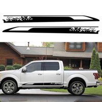 Dro- 2 Miếng Dán Sọc Lạc Đà Họa Tiết Núi Trang Trí Chống Thấm Nước Xe Đồ Họa Decal Bên Vinyl Dán Cho Xe Bán Tải