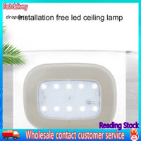 Dro _ Dome Light USB Touch Hình chữ nhật Đèn nam châm đọc sách trần nội thất cho ô tô