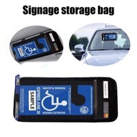 Dro- Handicap Placard Giá Đỡ Người Khuyết Tật Giấy Phép Đỗ Xe Ký Bảo Vệ Đa Năng Dễ Dàng Lắp Đặt Tấm Che Xe Kẹp Thẻ Tự Động Có Bút
