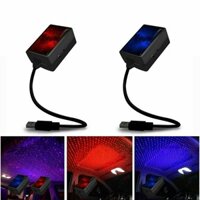 Dro- Ô Tô Nội Thất Ô Tô Xoay Bầu Trời Đầy Sao Đèn LED Máy Chiếu USB Không Khí Ánh Sáng Ngôi Sao