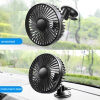 Dro- Quạt hút đa năng 12V / 24V Đầu đơn Quạt làm mát ô tô USB tốc độ gió