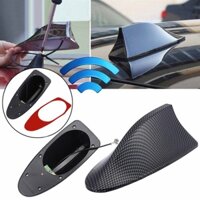 Dro- Sợi Carbon Ô Tô Tự Động Tạo Kiểu Mái Cá Mập Vây Đài FM / AM Ăng Ten Trên Không Cho Xe BMW