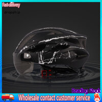 Dro _ Unisex Mũ bảo hiểm đi xe đạp siêu nhẹ dành cho người lớn có kính để thể thao ngoài trời