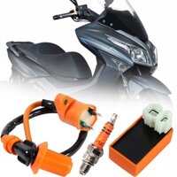 Drop- 3 Chiếc Đua CDI Hộp Đánh Lửa Cuộn Dây Bugi Cho GY6 50 125 150CC Xe Tay Ga ATV