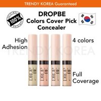 Dropbe colors Cover Pick concealer, concealer & corrector, 4 màu (Kem che khuyết điểm Multi, Color corrector)