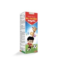 Drops Vitamin D3&K2-MK7 BABYWIN: Giúp hấp thu Calci tối đa - Tăng chiều cao tối ưu. Nguyên liệu D3 nhập khẩu Đức