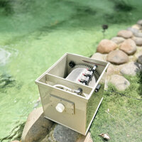Drum Filter 12 Khối - Lọc Trống Quay Tách Phân Cá, Chất Thải Hồ Cá Koi, Cá Cảnh, Thuỷ Sản Công Nghệ Cao