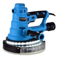 Drywall Sander, Ginelson 750W Electric Drywall Sander with Automatic Vacuum Dust Collection System & LED Light, 13 Pcs Sandpapers and a Carry Bag, ...