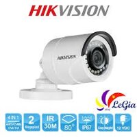 DS-2CE16D0T-I3F Camera  HD-TVI  thân trụ hồng ngoại 30m ngoài trời 2MP