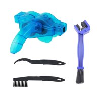 DS 4pcs Bicycle Cleaning Brush Kit Practical Portable Chain Cleaning Washer