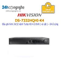 DS-7308HQHI-K4 Đầu ghi hình 04/08/16 kênh 3MP Turbo HD 4.0 DVR ( vỏ sắt ) - 04 ổ cứng