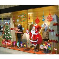 [DS019] Decal Trang Trí Giáng Sinh 2024 - Decal Dán Cửa Kính Decor Noel