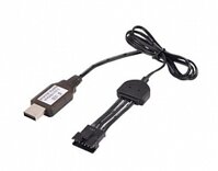 DS16 cáp sạc  pin lithium 9.6v 600mA loại pin SM 6P