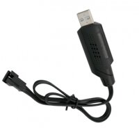 DS23A Cáp sạc USB 7.4V 1000mah chân SM-3P phích cắm màu đen