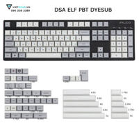 DSA Elf keycap tiên tộc nhựa PBT 154 nút