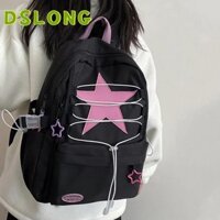 DSLONG Ba lô nữ, Ba lô học sinh chống nước dung tích lớn, Túi sách thiết kế chống trộm thời trang dành cho học sinh