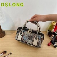 DSLONG Túi đựng mỹ phẩm, Túi đựng đồ vệ sinh loại hộp gấu, Túi xách dung tích lớn hoạt hình dễ thương