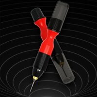 Dspiae PT-HD 3.175mm Máy khoan cầm tay đa năng Mô hình Gundam Dụng cụ làm chứa 5 mũi khoan thép vonfram