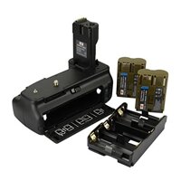 DSTE Replacement for Pro BG-E2N Vertical Battery Grip + 2X BP-511 Battery Compatible Canon EOS 40D 20D 30D 50D SLR Digital Camera