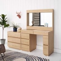 DT015 - BÀN TRANG ĐIỂM SCANDINAVIAN ĐÈN LED KÈM GƯƠNG L1150