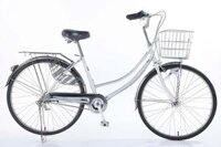 DTFLY 3S Xe đạp nữ - Xe đạp phổ thông - Khung thép trắng, Tay đề vặn Shimano NEXUS, 3 tốc độ